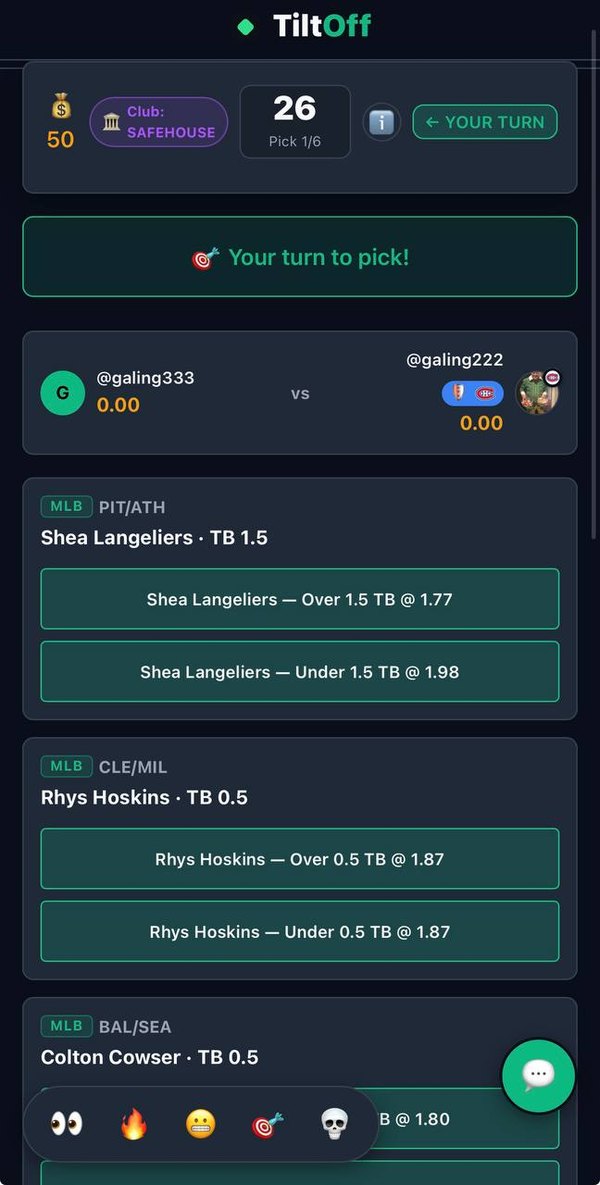 Live draft
